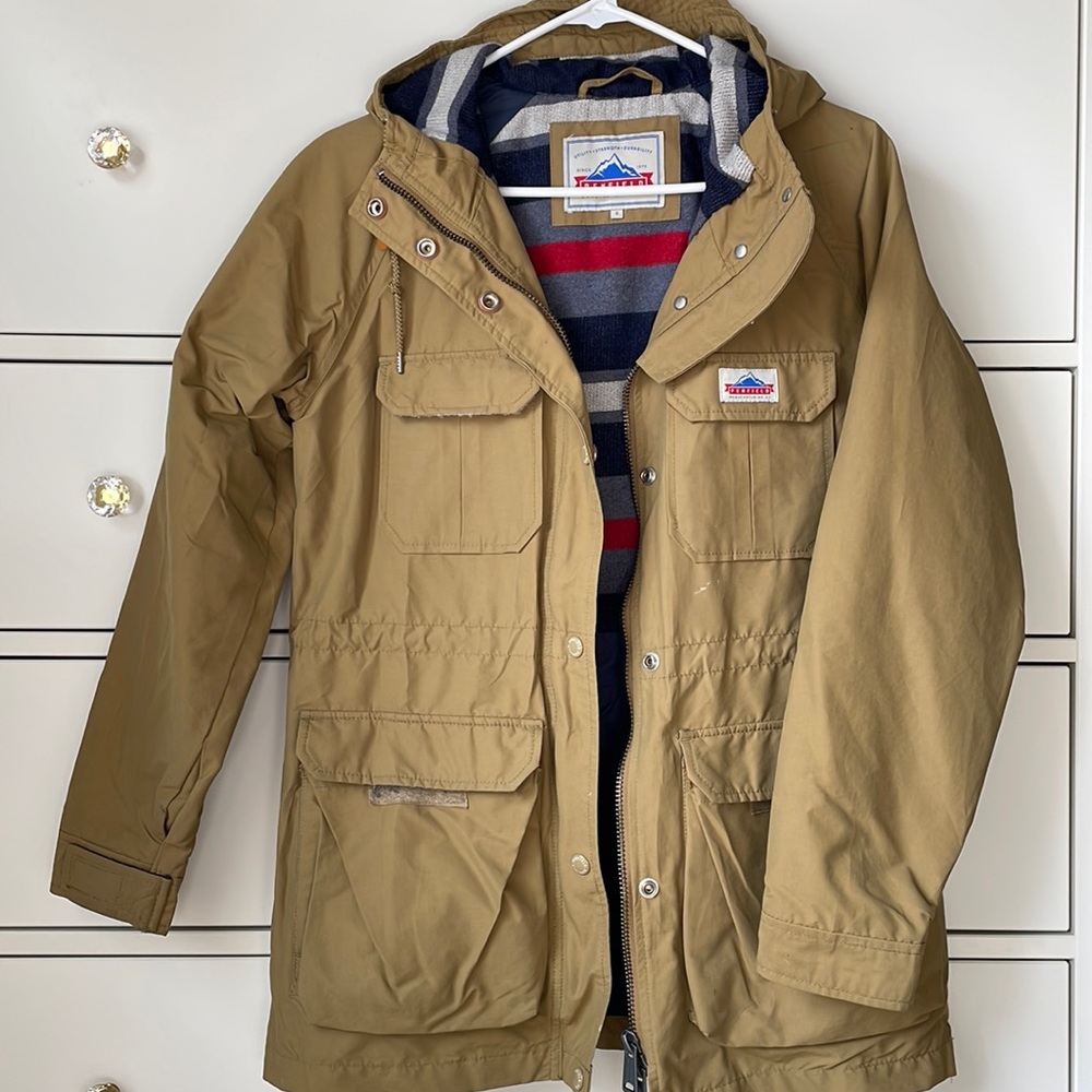 Madewell x Penfield 60/40 Mountain Anorak Jacket Olive Khaki